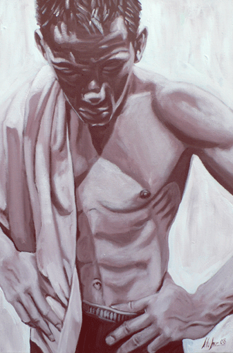 Make You Sweat 01, acrylic on canvas, 2008